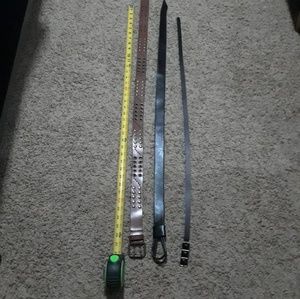 Belts $6 for all 3, $2 each.